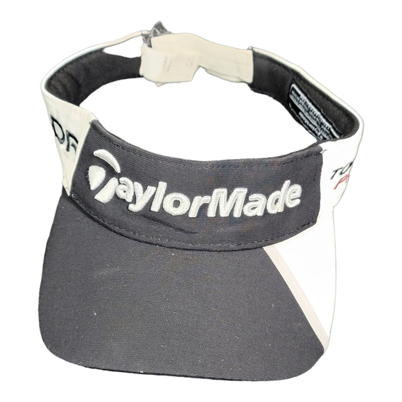 Taylormade Aero Tour Preferred Strapback Sun Visor  Adjustable Gray Sunvisor - Picture 5 of 6